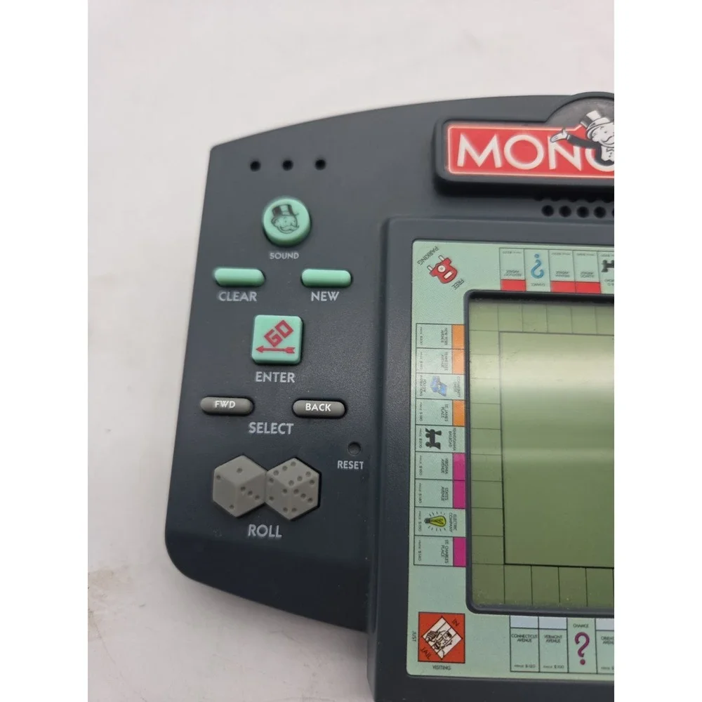 1997 Hasbro Talking Monopoly Electronic Handheld Game Vintage Tested Working